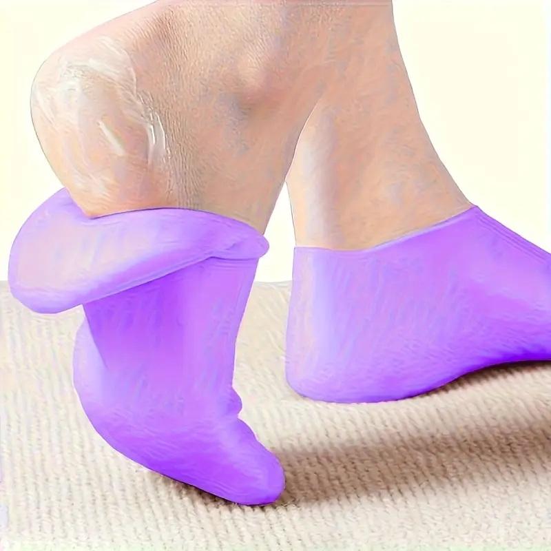 Spa Y Wellness - 1Pair Silicone Moisturizing Foot Socks For