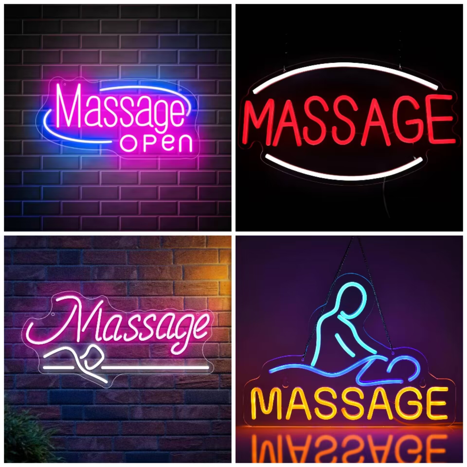 Massage Spa Open LED Neon Sign - Spa Wellness Hotel review and price