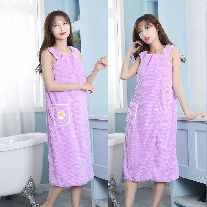 Extra Long Pink Floral Bath To - Spa Y Wellness review and price