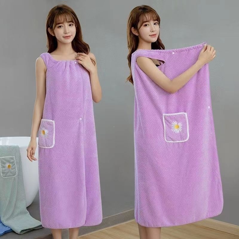 Extra Long Pink Floral Bath To - Spa Y Wellness review and price