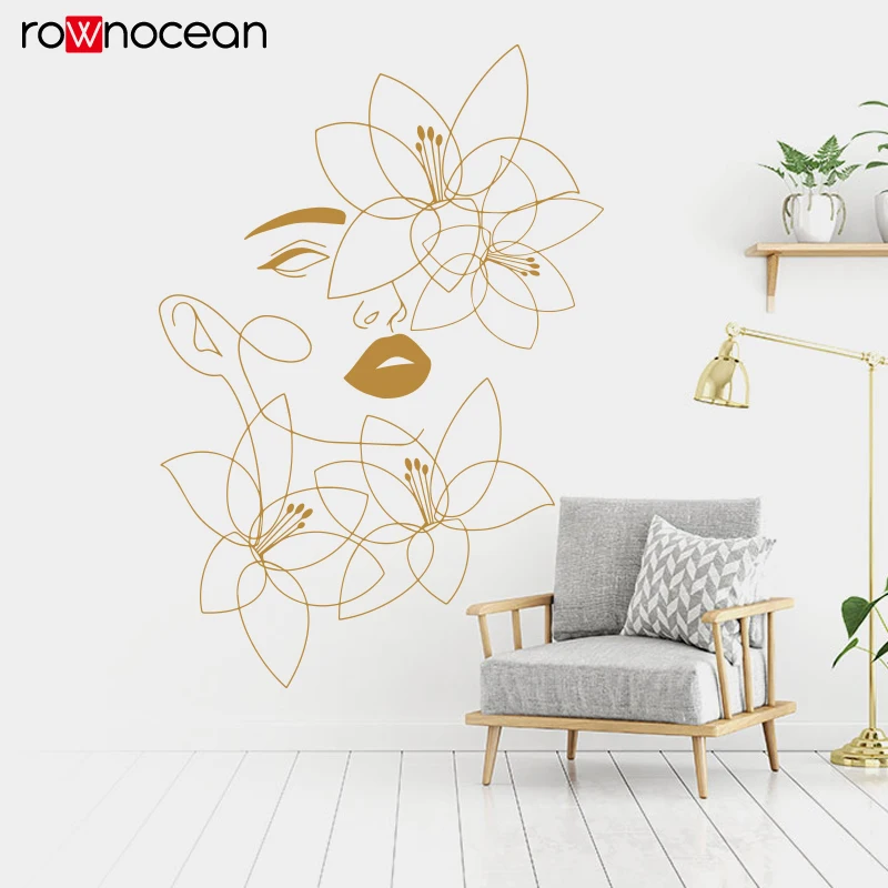 One Line Wall Decals Beauty Wa - Spa Wellness And Beauty review and price
